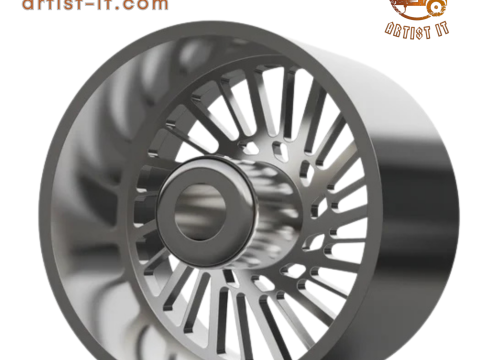 KG1 EDDY WHEEL 3D MODEL 3D Print Model