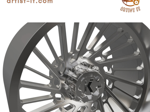 KG1 EDDY WHEEL 3D MODEL 3D Print Model