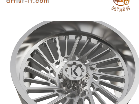 KG1 EDDY WHEEL 3D MODEL 3D Print Model