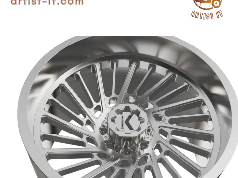 KG1 EDDY WHEEL 3D MODEL 3D Print Model