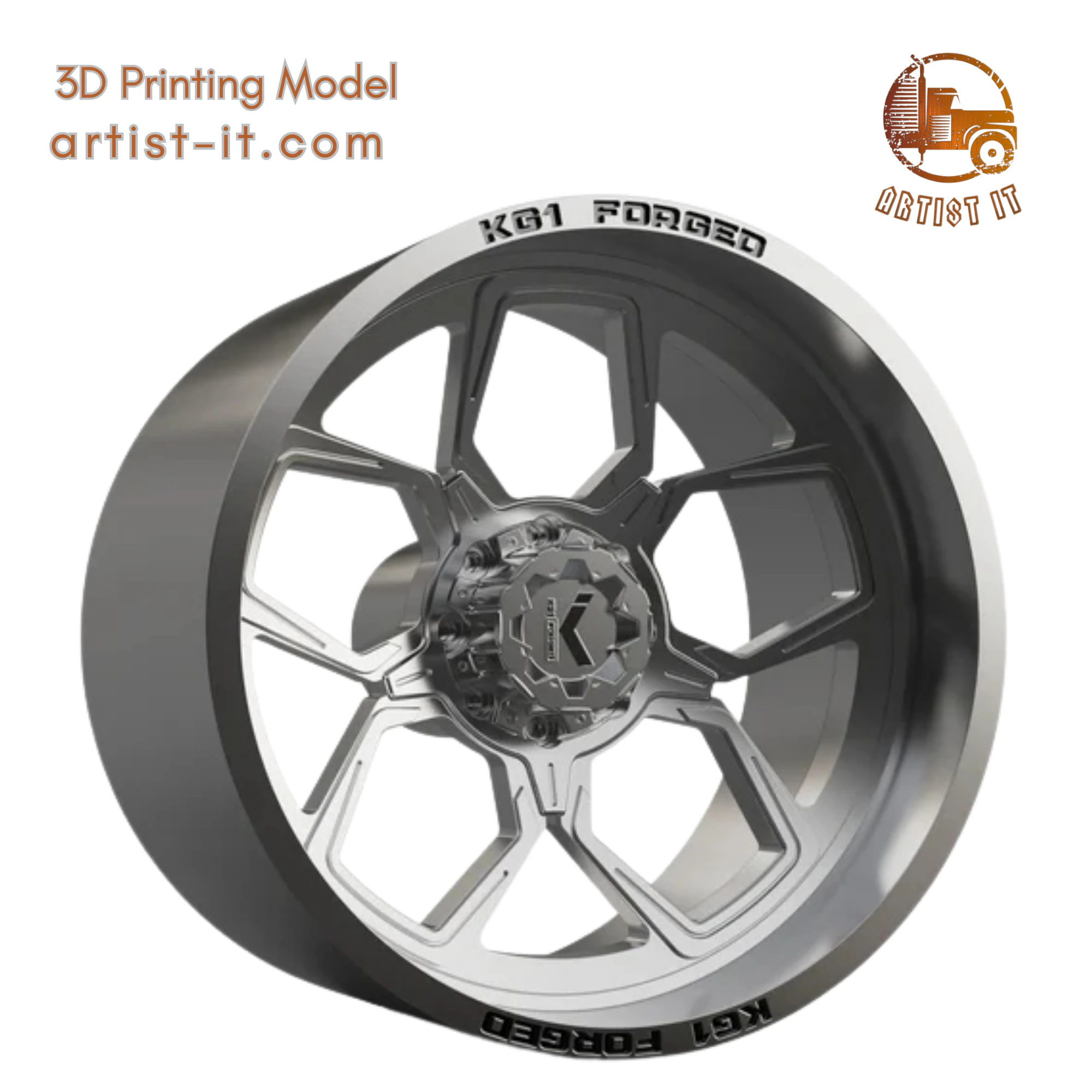 KG1 GEAR-5 WHEEL 3D MODEL 3D Print Model .c4d .max .obj .3ds .fbx .stl .blend