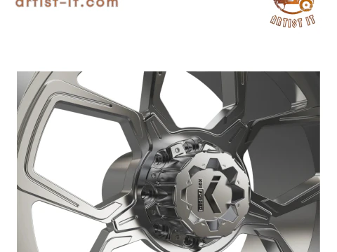 KG1 GEAR-5 WHEEL 3D MODEL 3D Print Model