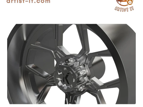 KG1 GEAR-5 WHEEL 3D MODEL 3D Print Model