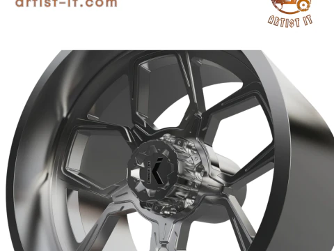 KG1 GEAR-5 WHEEL 3D MODEL 3D Print Model