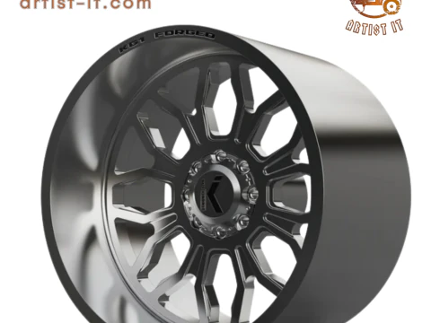 KG1 HEATHEN-2 WHEEL 3D MODEL 3D Print Model