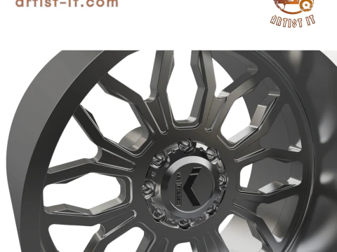 KG1 HEATHEN-2 WHEEL 3D MODEL 3D Print Model