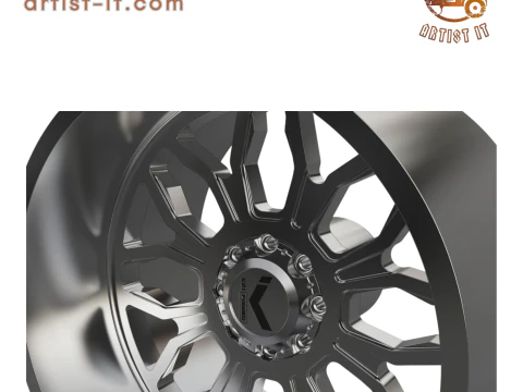 KG1 HEATHEN-2 WHEEL 3D MODEL 3D Print Model