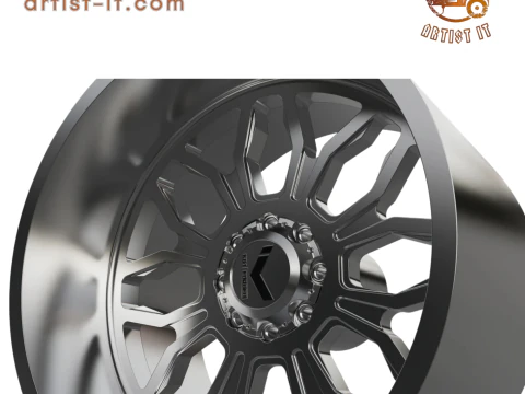 KG1 HEATHEN-2 WHEEL 3D MODEL 3D Print Model