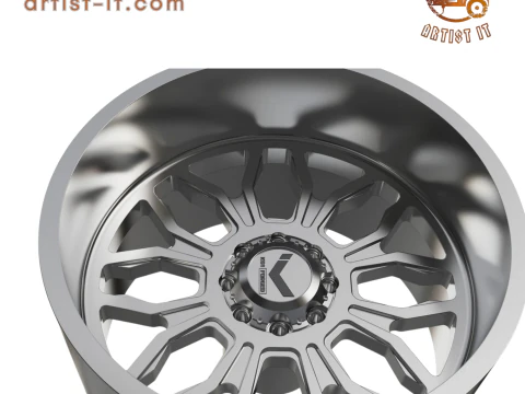 KG1 HEATHEN-2 WHEEL 3D MODEL 3D Print Model