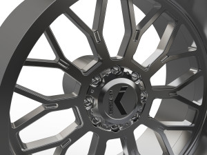 KG1 JACKED-3 WHEEL 3D MODEL 3D Baskı Modeli