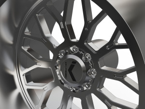 KG1 JACKED-3 WHEEL 3D MODEL 3D Baskı Modeli