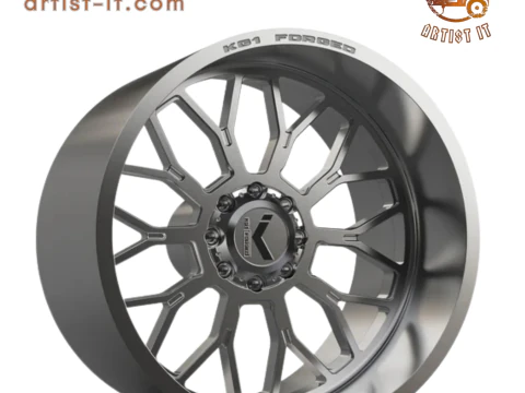 MODEL 3D RODA 3 JACKED-KG1 Model Cetak 3D