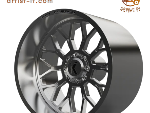 KG1 JACKED-3 WHEEL 3D MODEL 3D Print Model