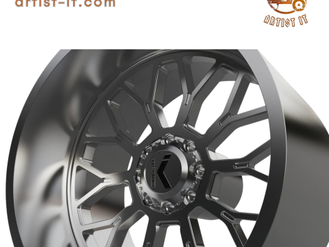 KG1 JACKED-3 WHEEL 3D MODEL 3D Print Model