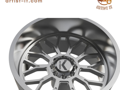 KG1 JACKED-3 WHEEL 3D MODEL 3D Print Model
