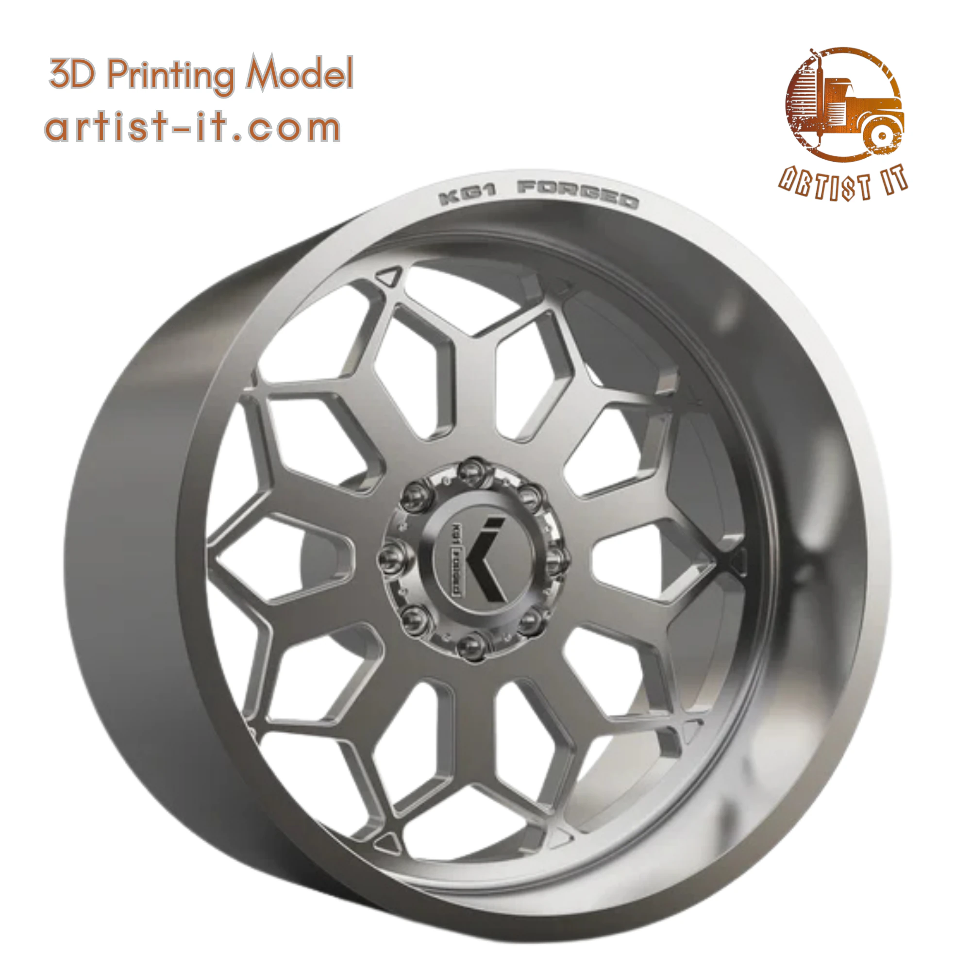 KG1 KC022 WHEEL 3D MODEL 3D Print Model .c4d .max .obj .3ds .fbx .stl .blend