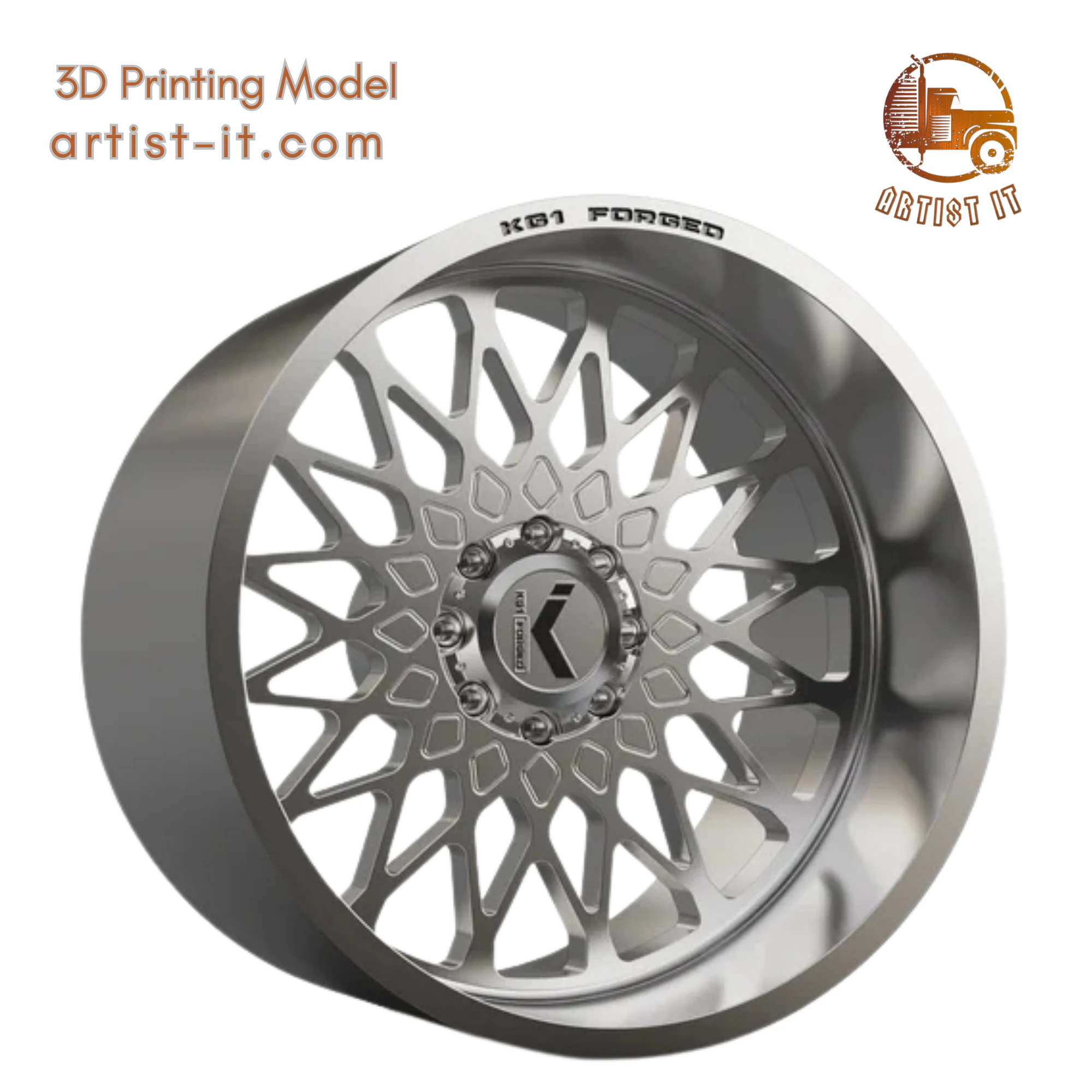 KG1 KC036-2 WHEEL 3D MODEL 3D Print Model .c4d .max .obj .3ds .fbx .stl .blend 