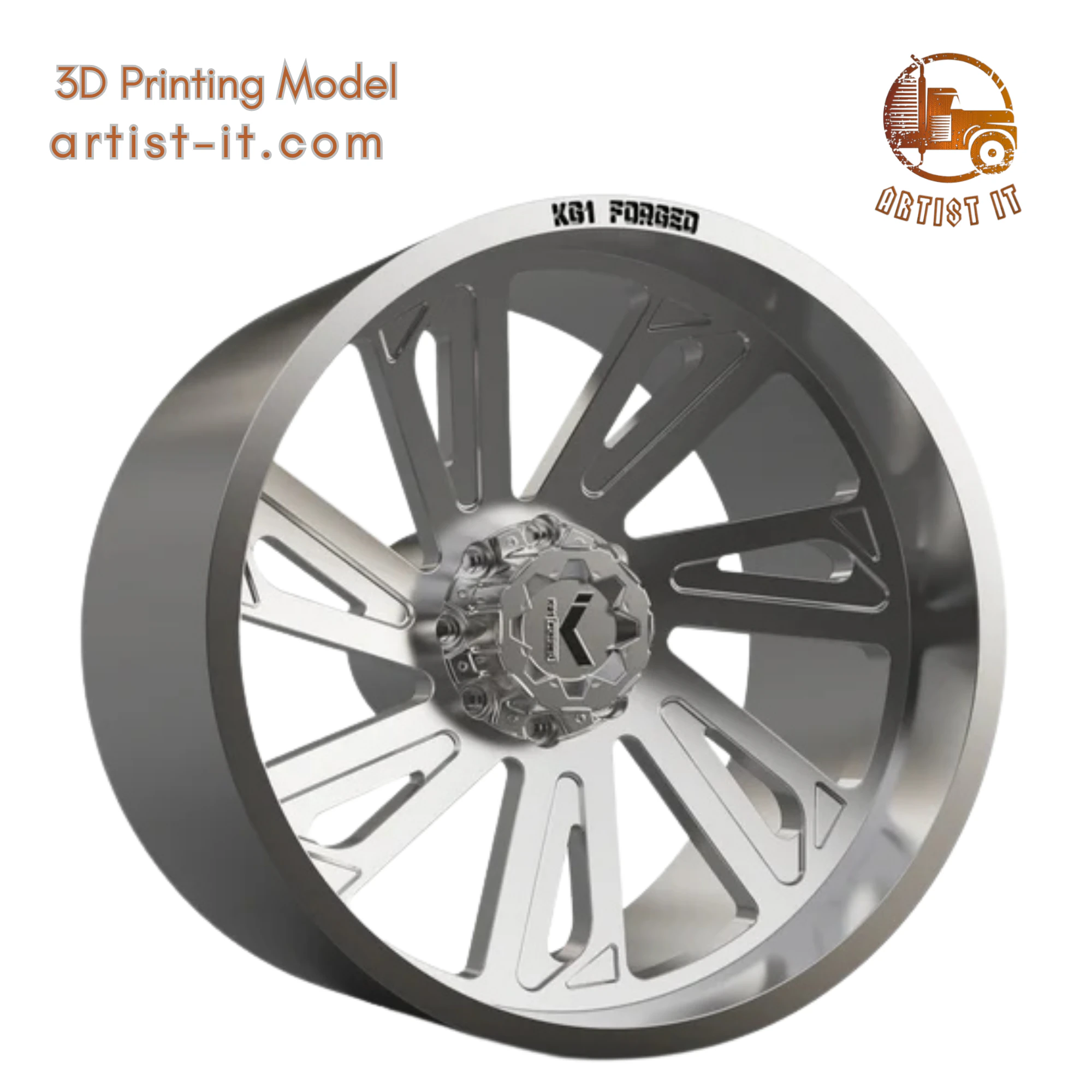 KG1 REBEL WHEEL 3D MODEL 3D Print Model .c4d .max .obj .3ds .fbx .stl .blend 