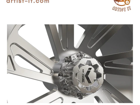 KG1 REBEL WHEEL 3D MODEL 3D Print Model