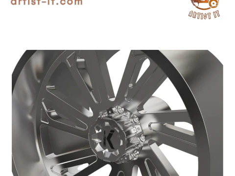 KG1 REBEL WHEEL 3D MODEL 3D Print Model