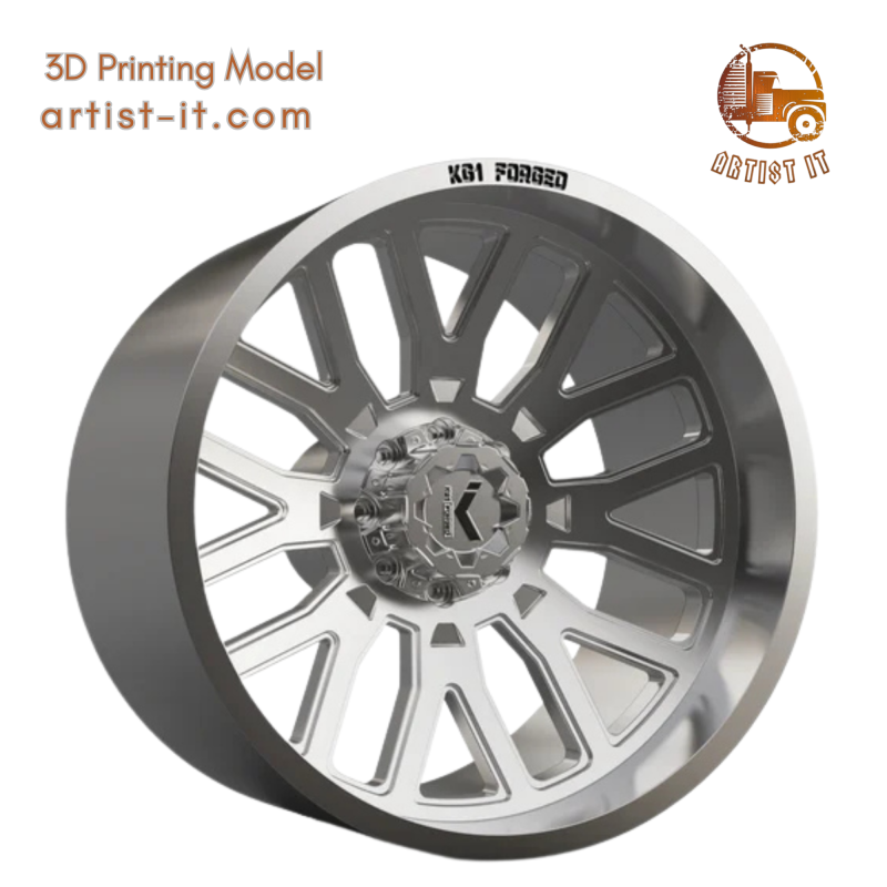 KG1 REVO WHEEL 3D MODEL 3D Print Model .c4d .max .obj .3ds .fbx .stl .blend 