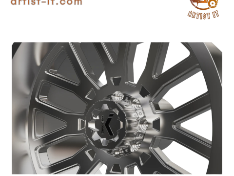 KG1 REVO WHEEL 3D MODEL 3D Print Model