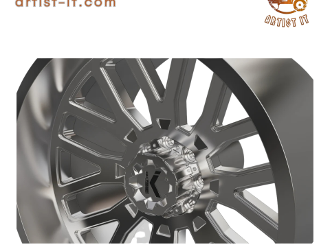 KG1 REVO WHEEL 3D MODEL 3D Print Model