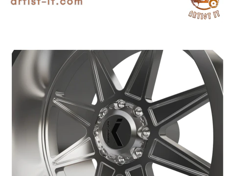KG1 SCUFFLE-1 WHEEL 3D MODEL 3D Print Model