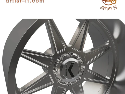 KG1 SCUFFLE-1 WHEEL 3D MODEL 3D Print Model