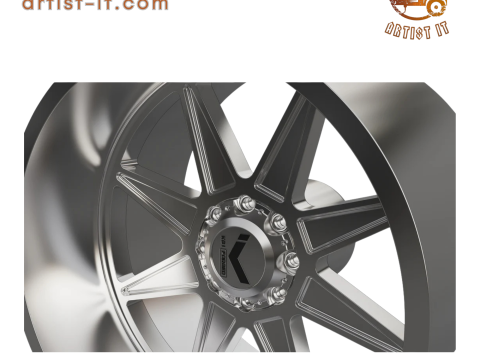 KG1 SCUFFLE-1 WHEEL 3D MODEL 3D Print Model