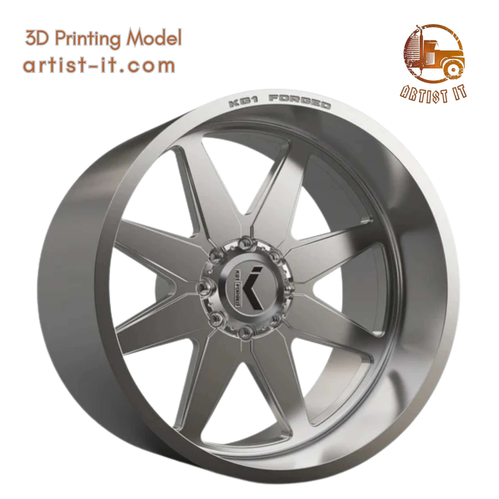 KG1 STELLA-2 WHEEL 3D MODEL 3D Print Model .c4d .max .obj .3ds .fbx .stl .blend