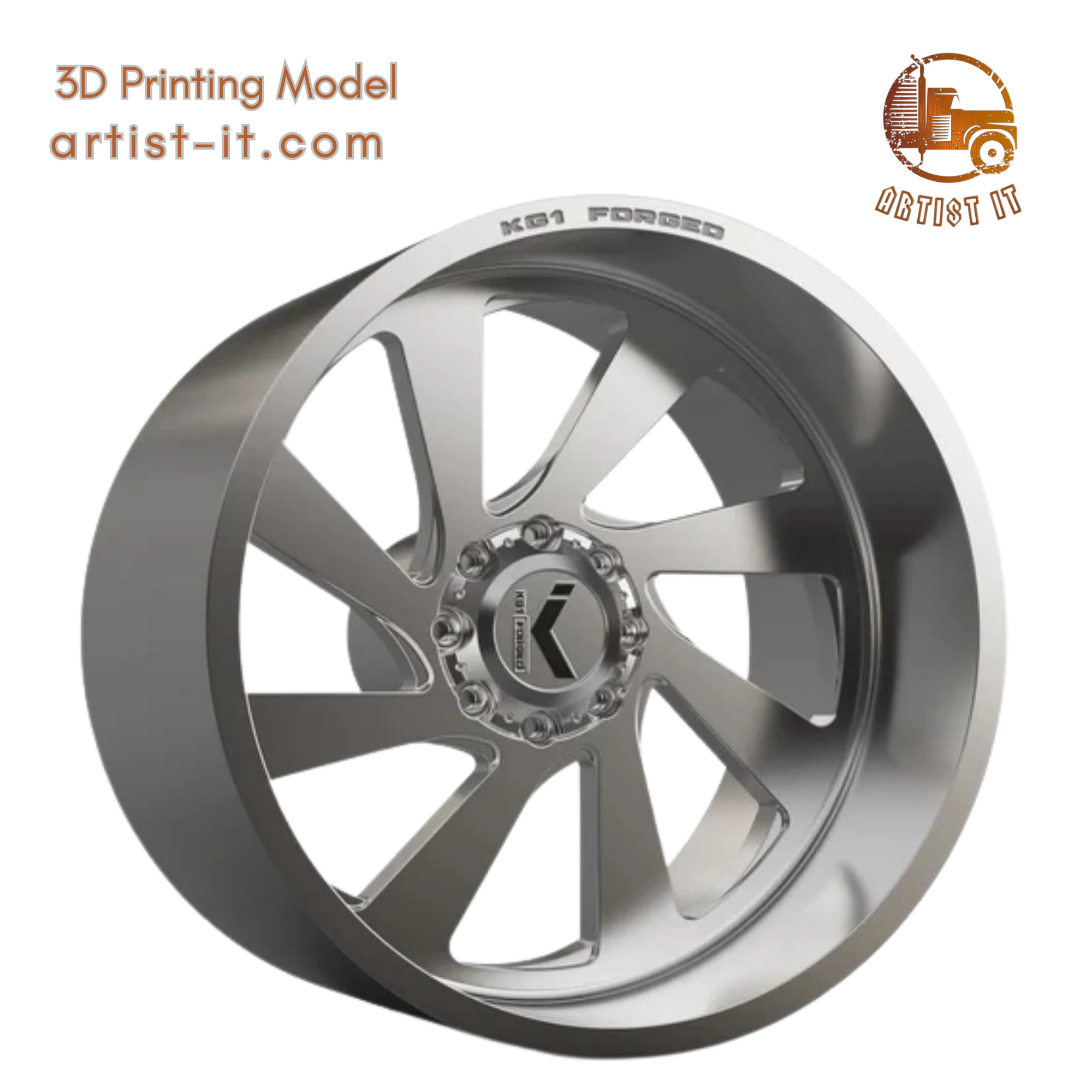 KG1 SWOOP WHEEL 3D MODEL 3D Print Model .c4d .max .obj .3ds .fbx .stl .blend