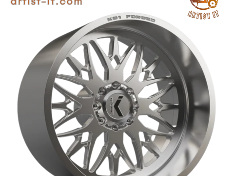 MODEL 3D RODA TRIDENT KG1 Model Cetak 3D