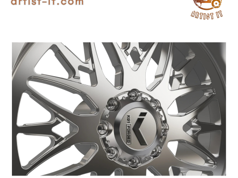 KG1 TRIDENT WHEEL 3D MODEL 3D Print Model