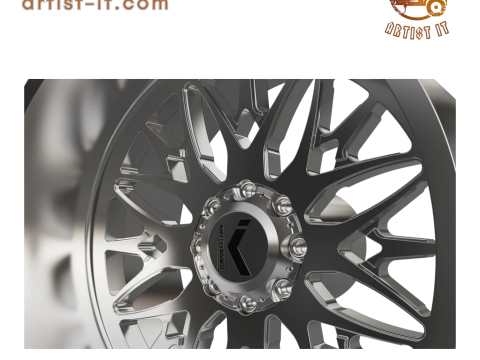 KG1 TRIDENT WHEEL 3D MODEL 3D Print Model