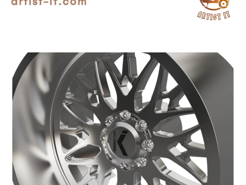 KG1 TRIDENT WHEEL 3D MODEL 3D Print Model