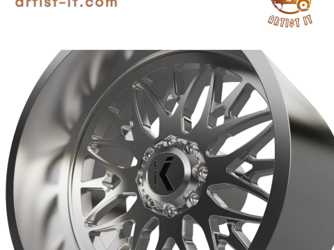 KG1 TRIDENT WHEEL 3D MODEL 3D Print Model