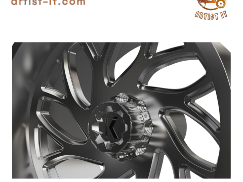 KG1 Vortex WHEEL 3D MODEL 3D Print Model