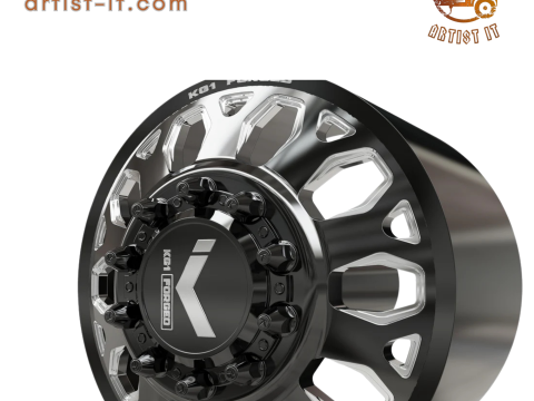 VOORKANT KG1 KD002-B-2 3D-MODEL MET DUBBEL WIEL 3D printmodel