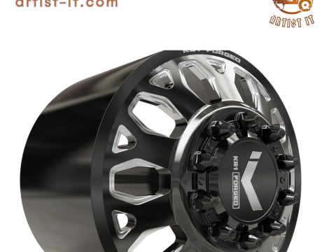 VOORKANT KG1 KD002-B-2 3D-MODEL MET DUBBEL WIEL 3D printmodel