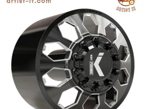 MODEL 3D RODA DUAL KG1 KD003-B-1 DEPAN Model Cetak 3D