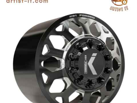 フロント KG1 KD006-B-1 デュアルホイール 3D モデル 3Dプリントモデル