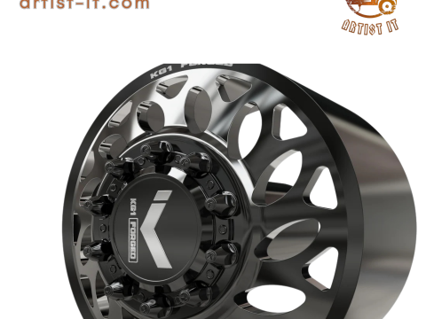 FRONT KG1 KD007-1 DUALLY WHEEL 3D MODEL 3D Print Model