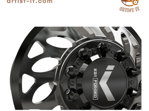 FRONT KG1 KD007-1 DUALLY WHEEL 3D MODEL 3D Print Model