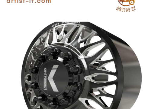 FRENTE KG1 KD014-B-1 RODA DUPLA MODELO 3D Modelo de Impressão 3D