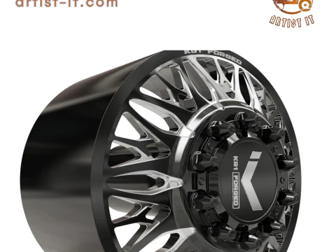 FRONT KG1 KD014-B-1 DUALLY WHEEL 3D MODEL 3D Print Model