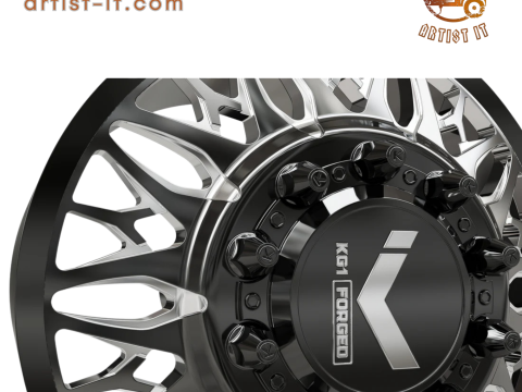 FRENTE KG1 KD014-B-1 RODA DUPLA MODELO 3D Modelo de Impressão 3D