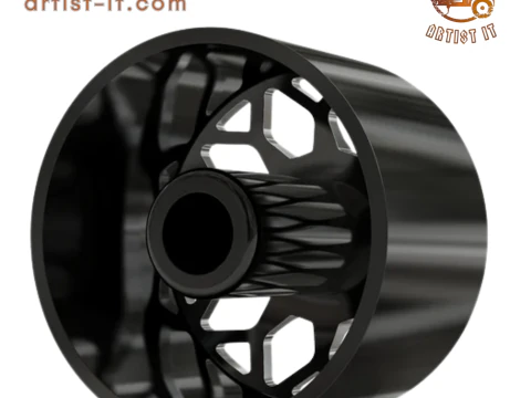 KG1 KD016-2 DUALLY WHEEL 3D MODEL 3D Print Model