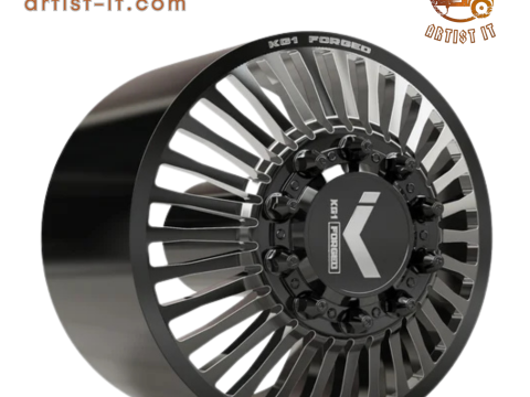 फ्रंट KG1 KD051 डुअल व्हील 3D मॉडल 3D प्रिंट मॉडल