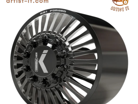 VOORKANT KG1 KD051 3D-MODEL MET DUBBEL WIEL 3D printmodel